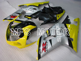 Suzuki GSXR600 2001-2003 Injection ABS Fairing - Factory Style - Gray Yellow - MFS2106 - Fairings Kit