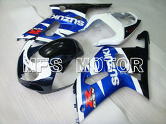 Suzuki GSXR750 2000-2003 Injection ABS Fairing - Factory Style - Black Wihte Blue - MFS6943 - Fairings Kit