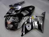 Suzuki GSXR600 2001-2003 Injection ABS Fairing - Factory Style - Black Silver - MFS2196 - Fairings Kit