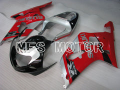 Suzuki GSXR600 2001-2003 Injection ABS Fairing - Factory Style - Black Red Silver - MFS2213 - Fairings Kit