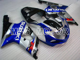 Suzuki GSXR600 2001-2003 Injection ABS Fairing - Factory Style - Black Blue Silver - MFS2219 - Fairings Kit