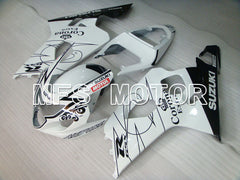 Suzuki GSXR600 GSXR750 2004-2005 Injection ABS Fairing - Corona - Black White - MFS2234 - Fairings Kit
