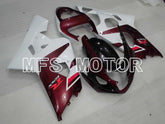 Suzuki GSXR600 GSXR750 2004-2005 Injection ABS Fairing - Factory Style - White Red wine color - MFS2295 - Fairings Kit