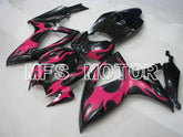 Suzuki GSXR600 GSXR750 2006-2007 Injection ABS Fairing - Factory Style - Black Pink - MFS2340 - Fairings Kit