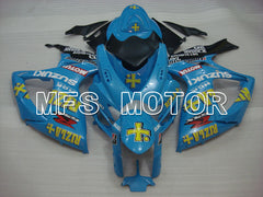 Suzuki GSXR600 GSXR750 2006-2007 Injection ABS Fairing - Rizla+ - Blue - MFS2369 - Fairings Kit