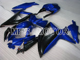 Suzuki GSXR600 GSXR750 2008-2010 Injection ABS Fairing - Factory Style - Black Blue - MFS2467 - Fairings Kit
