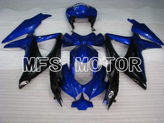 Suzuki GSXR600 GSXR750 2008-2010 Injection ABS Fairing - Factory Style - Black Blue - MFS2467 - Fairings Kit