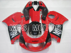 Suzuki GSXR600 1997-2000 ABS Fairing - Factory Style - Black Red - MFS2540 - Fairings Kit