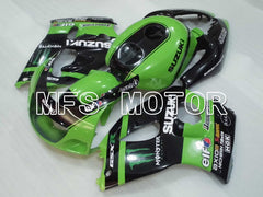 Suzuki GSXR600 1997-2000 ABS Fairing - Monster - Black Green - MFS2561 - Fairings Kit