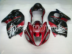 Suzuki GSXR1300 Hayabusa 1999-2007 Injection ABS Fairing - Factory Style - Black Red - MFS2783 - Fairings Kit