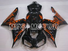 Honda CBR1000RR 2006-2007 Injection ABS Fairing - Others - Black Orange - MFS2916 - Fairings Kit