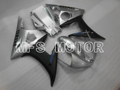 Yamaha YZF-R6 2003-2004 Injection ABS Fairing - Factory Style - Silver Black Matte - MFS3502 - Fairings Kit