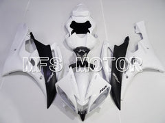 Yamaha YZF-R6 2006-2007 Injection ABS Fairing - Factory Style - White Black Matte - MFS3832 - Fairings Kit