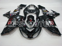 Kawasaki NINJA ZX10R 2006-2007 Injection ABS Fairing - Monster - Black - MFS4025 - Fairings Kit