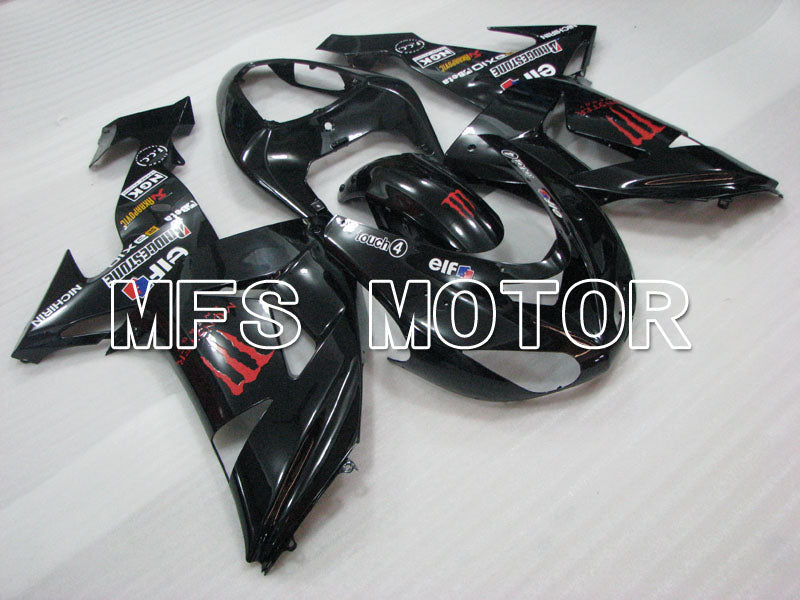 Kawasaki NINJA ZX10R 2006-2007 Injection ABS Fairing - Monster - Black - MFS4025 - Fairings Kit