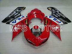 Ducati 848 / 1098 / 1198 2007-2011 Injection ABS Fairing - FILA - Red Black - MFS4119 - Fairings Kit