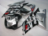 Suzuki GSXR1000 2000-2002 Injection ABS Fairing - Factory Style - Black Silver - MFS4276 - Fairings Kit
