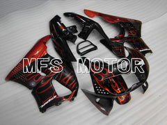 Honda CBR900RR 893 1994-1995 ABS Fairing - Flame - Orange Black - MFS4293 - Fairings Kit