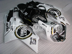 Aprilia RSV 1000 R 2004-2009 ABS Fairing - Lucky Strike - White Black - MFS4333 - Fairings Kit