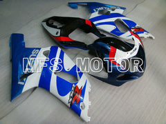 Suzuki GSXR1000 2000-2002 Injection ABS Fairing - Factory Style - Blue White - MFS4398 - Fairings Kit