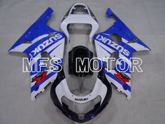 Suzuki GSXR1000 2000-2002 Injection ABS Fairing - Factory Style - Blue White - MFS4404 - Fairings Kit