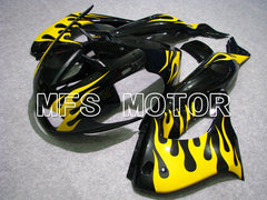 Yamaha YZF1000R 1997-2007 ABS Fairing - Flame - Black Yellow - MFS4420 - Fairings Kit