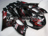 Yamaha YZF-600R 1997-2007 Injection ABS Fairing - Flame - Red wine color White - MFS4462 - Fairings Kit