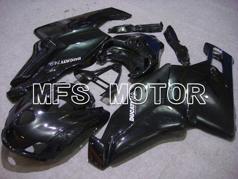 Ducati 749 / 999 2005-2006 Injection ABS Fairing - Factory Style - Black - MFS4691 - Fairings Kit