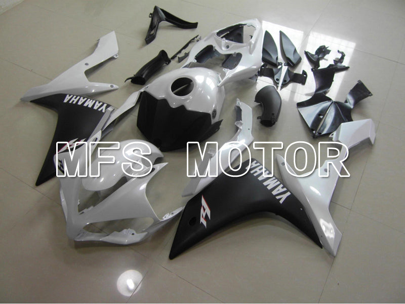 Yamaha YZF-R1 2007-2008 Injection ABS Fairing - Factory Style - Black White - MFS5069 - Fairings Kit