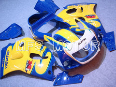 Suzuki GSXR600 1997-2000 ABS Fairing - Factory Style - Blue Yellow - MFS5236 - Fairings Kit