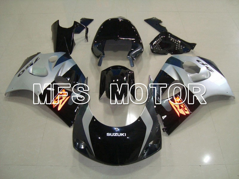 Suzuki GSXR750 1996-1999 ABS Fairing - Factory Style - Black Silver - MFS6894 - Fairings Kit