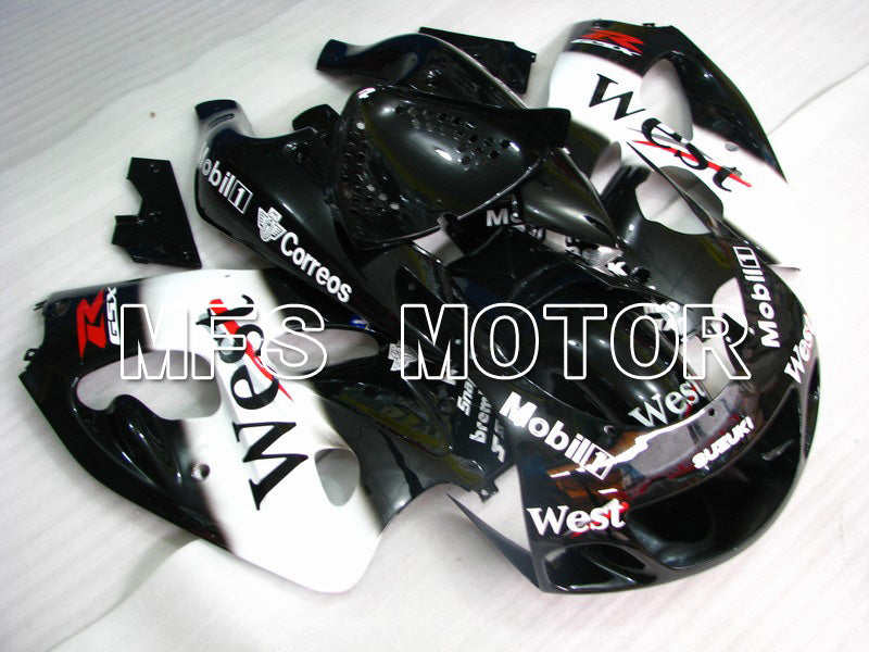 Suzuki GSXR750 1996-1999 ABS Fairing - West - Black White - MFS6902 - Fairings Kit