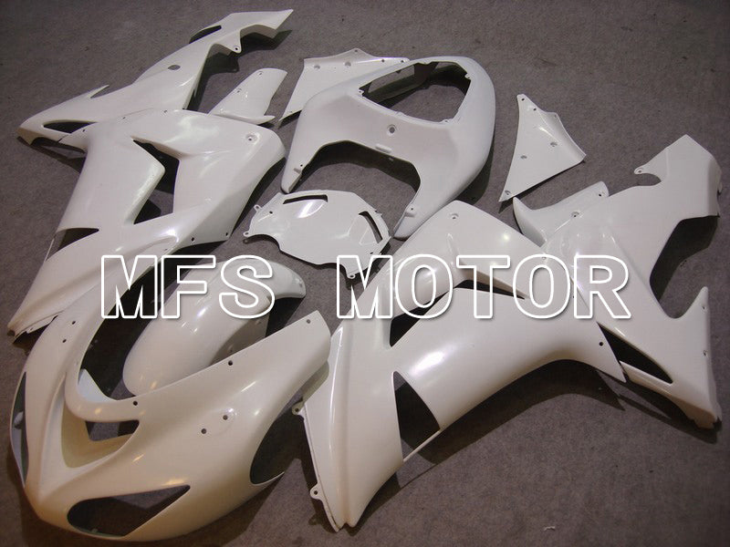 Kawasaki NINJA ZX10R 2006-2007 Injection ABS Fairing - Factory Style - White - MFS5961 - Fairings Kit