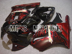 Kawasaki NINJA ZX12R 2002-2005 Injection ABS Fairing - Flame - Red wine color - MFS6056 - Fairings Kit