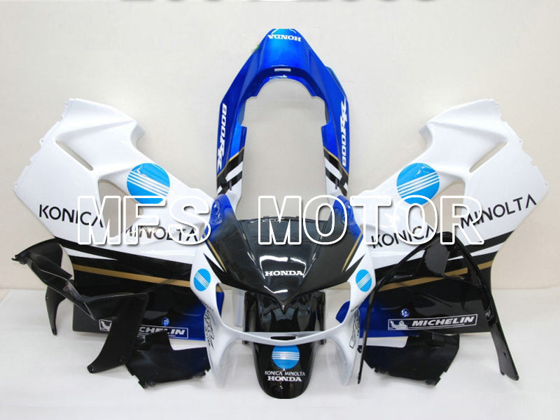 Honda VFR800 1998-2001 ABS Fairing - Konica Minolta - Black White - MFS6355 - Fairings Kit
