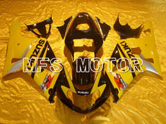 Suzuki GSXR600 2001-2003 Injection ABS Fairing - Factory Style - Black Yellow - MFS4610 - Fairings Kit