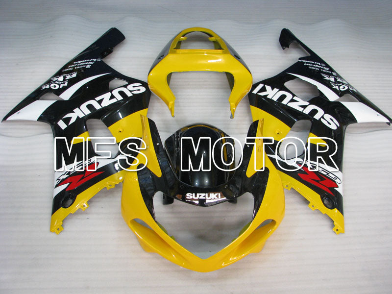 Suzuki GSXR600 2001-2003 Injection ABS Fairing - Factory Style - Black Yellow - MFS2125 - Fairings Kit