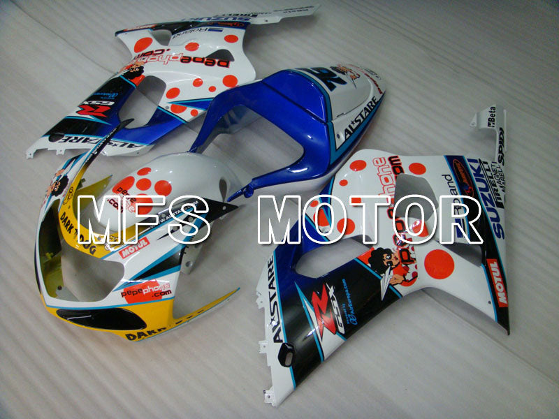 Suzuki GSXR750 2000-2003 Injection ABS Fairing - Dark Dog - Blue White - MFS6934 - Fairings Kit
