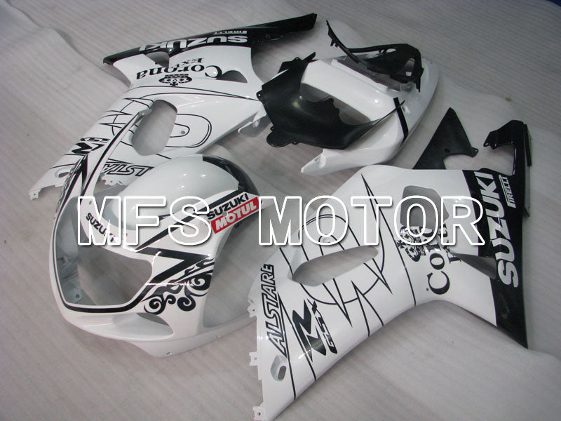 Suzuki GSXR750 2000-2003 Injection ABS Fairing - Conora - Black White - MFS6935 - Fairings Kit