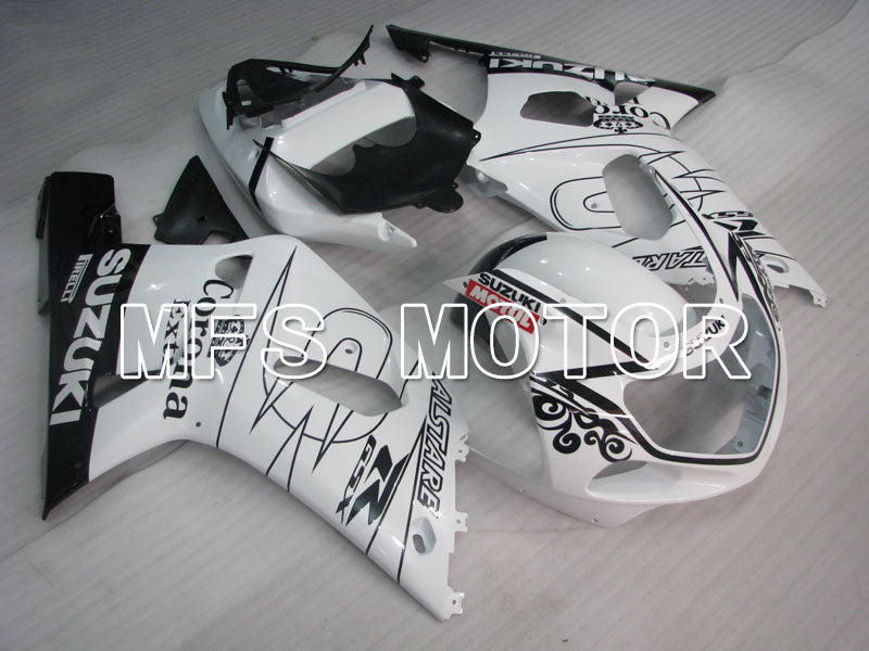 Suzuki GSXR600 2001-2003 Injection ABS Fairing - Conora - Black White - MFS2068 - Fairings Kit