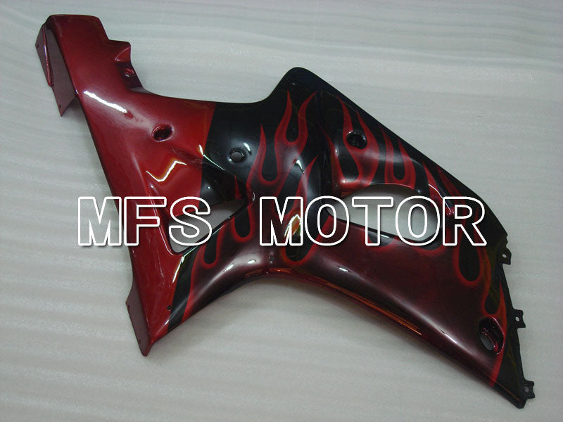 Suzuki GSXR600 2001-2003 Injection ABS Fairing - Flame - Black - MFS2088 - Fairings Kit