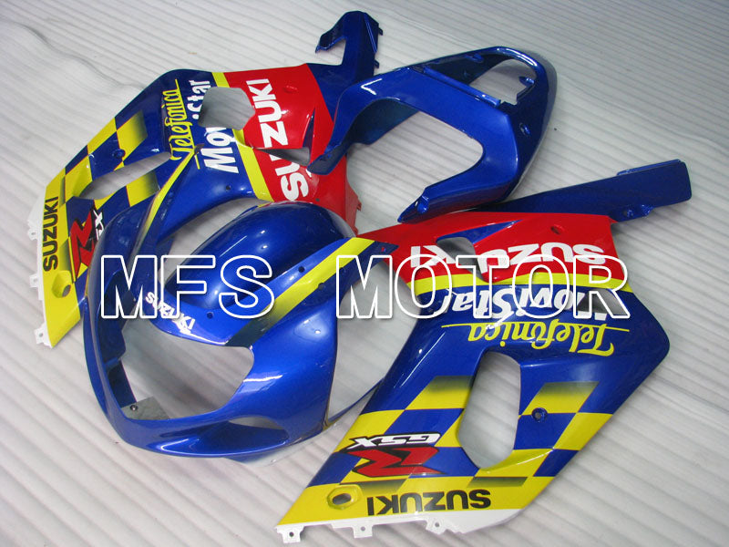 Suzuki GSXR600 2001-2003 Injection ABS Fairing - Movistar - Red Blue - MFS2099 - Fairings Kit