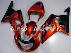 Suzuki GSXR750 2000-2003 Injection ABS Fairing - Factory Style - Black Red - MFS6944 - Fairings Kit