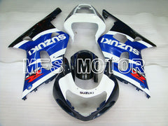 Suzuki GSXR600 2001-2003 Injection ABS Fairing - Factory Style - Black Wihte Blue - MFS2110 - Fairings Kit