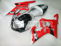 Suzuki GSXR750 2000-2003 Injection ABS Fairing - Factory Style - Black Silver Red - MFS6949 - Fairings Kit