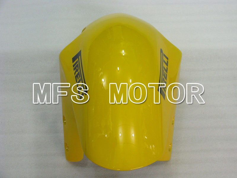 Suzuki GSXR750 2000-2003 Injection ABS Fairing - Factory Style - Black Yellow Blue - MFS6954 - Fairings Kit