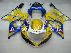 Suzuki GSXR600 2001-2003 Injection ABS Fairing - Factory Style - Black Yellow Blue - MFS2131 - Fairings Kit