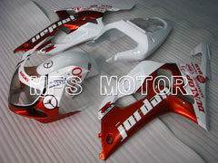 Suzuki GSXR600 2001-2003 Injection ABS Fairing - Jordan - Red White - MFS2160 - Fairings Kit