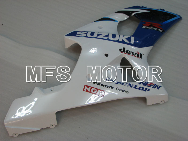 Suzuki GSXR750 2000-2003 Injection ABS Fairing - DUNLOP - White Blue - MFS6976 - Fairings Kit