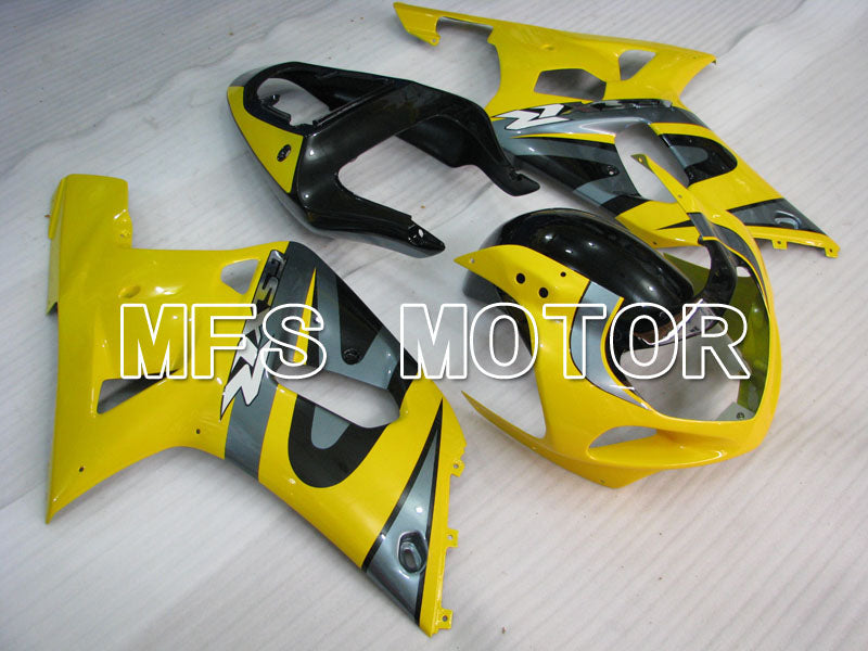 Suzuki GSXR600 2001-2003 Injection ABS Fairing - Factory Style - Black Yellow - MFS2167 - Fairings Kit